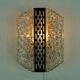 Applique en verre et chrome 1960/70