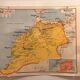 Carte géographie Maroc vintage Vidal Lablache