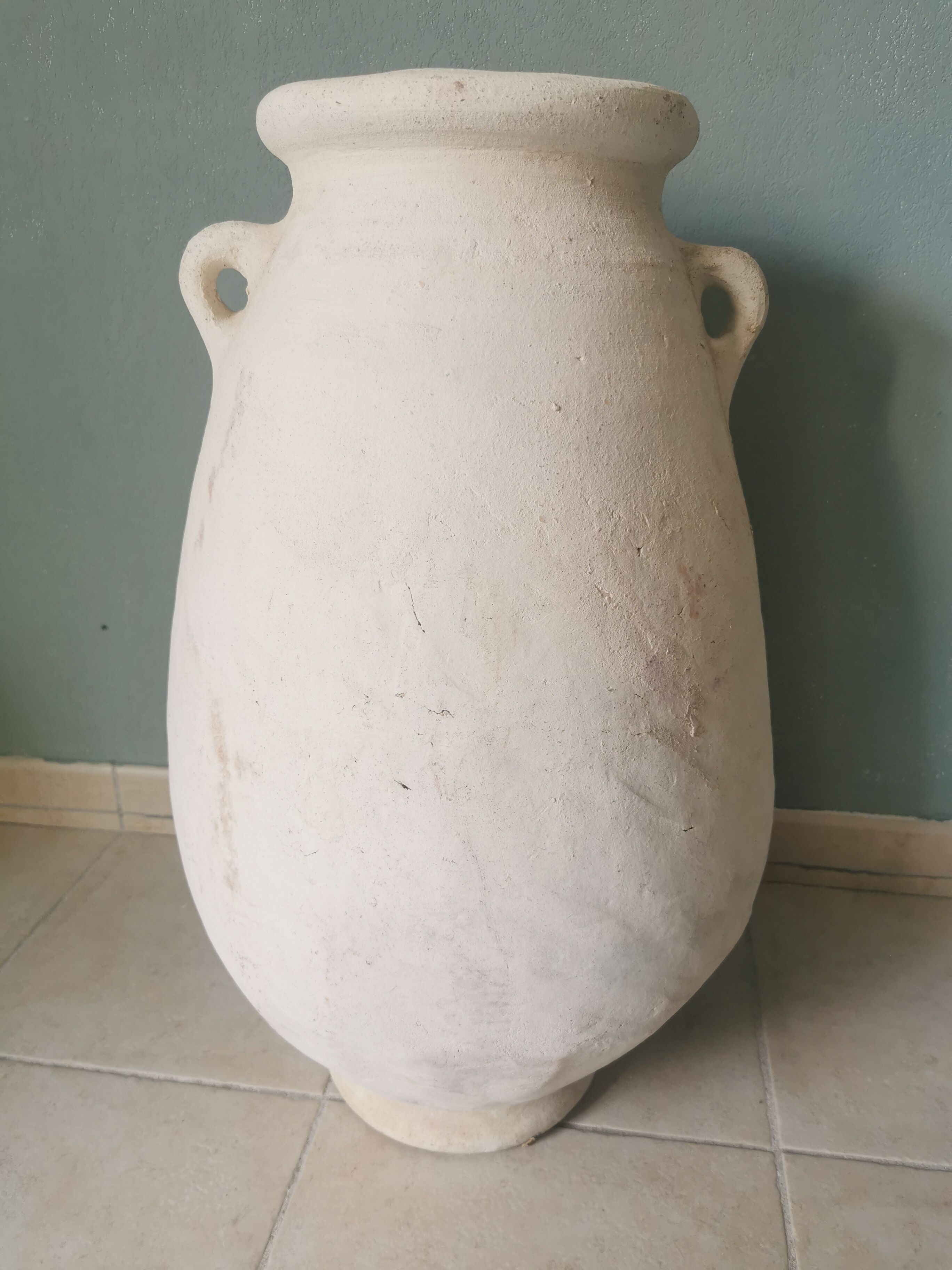 Terracotta vase