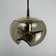 Futura suspension in smoked wavy glass by Peill & Putzler 1970
