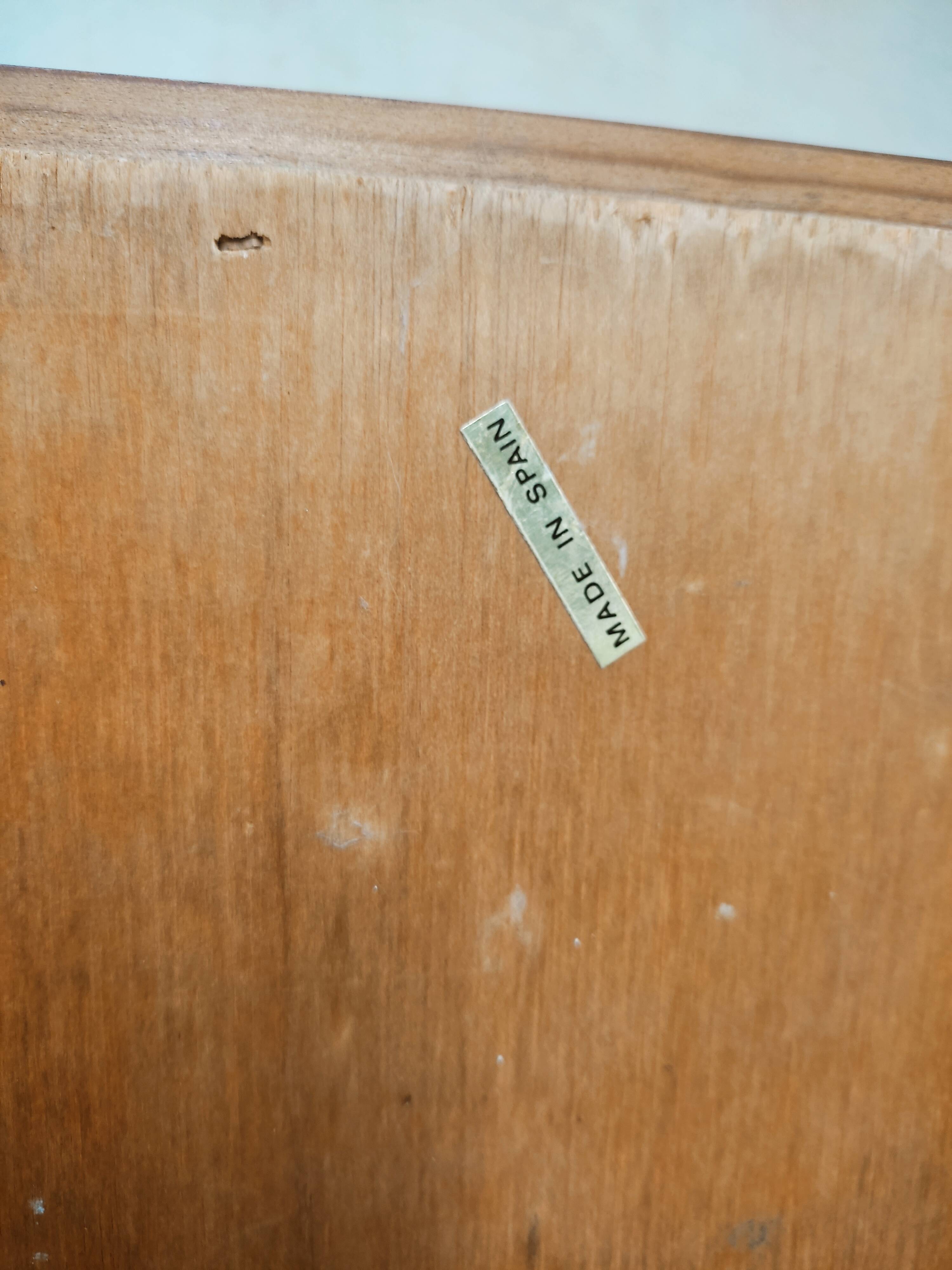 Wooden wall display case