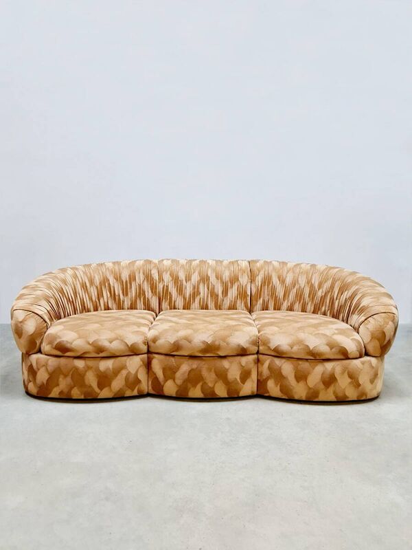 Canapé modulable vintage italien 'Pur luxe'