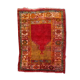 Old Turkish carpet Anatolia handmade 105x135 cm