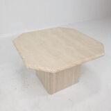 Italian Travertine Coffee Table, 1980's
