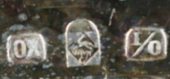 WMF Secession viennoise Jugenstil Set of 3 brassware (red copper) Art Nouveau