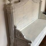 Shabby chic style church bench