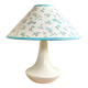 Ceramic lamp lampshade flowers