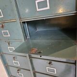 Clamshell furniture / Industrial metal furniture with two Strafor columns