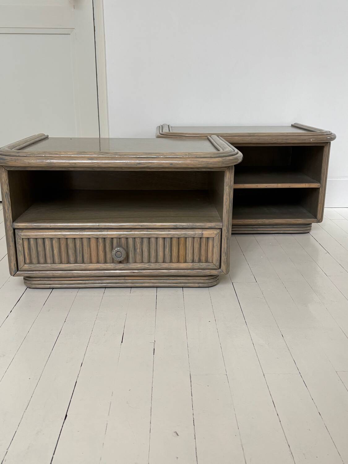 Vintage Maugrion bedside tables