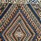 5x9 Kilim Anatolian Carpet, Handwoven Wool Rug, Blue Details Rug, 154x275Cm