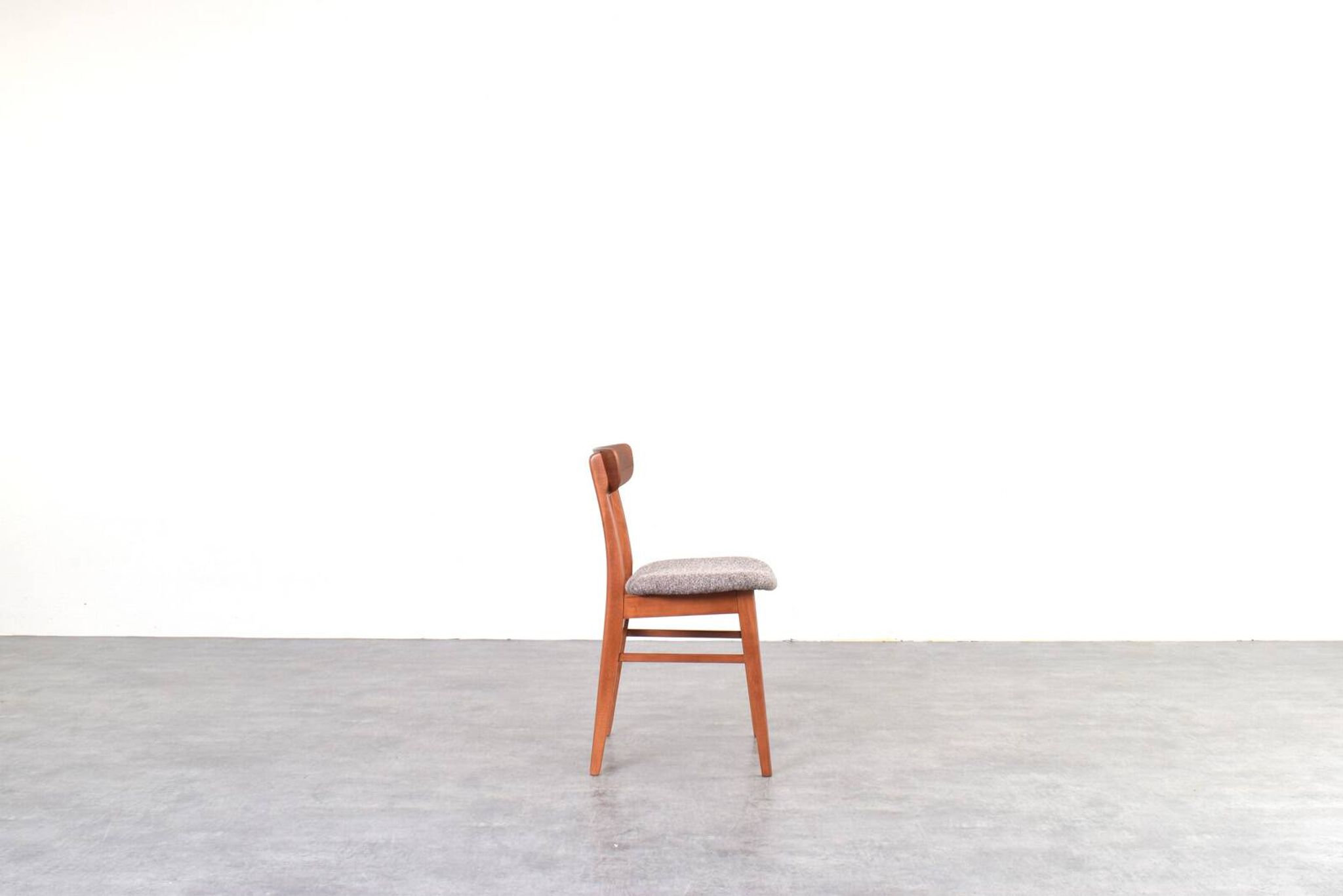 Mid-Century Danish Teak & Wool Dining Chairs from Farstrup, 1960s, Set of 4