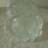 Violet vase in cut crystal Charles X period 19th