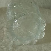 Cut crystal violet vase from the Charles X period, 19th century.
