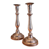 La Redoute x Selency pair of brass candlesticks18