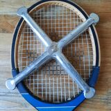 Vintage Adidas Kid Wooden Racket with Aluminum Press