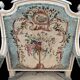 Pair of Louis XVI Cabriolet Armchairs - Lacquered and Upholstered Beech