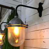 Apply court lamp collar of industrial metal swan