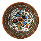 Old hand-painted plate