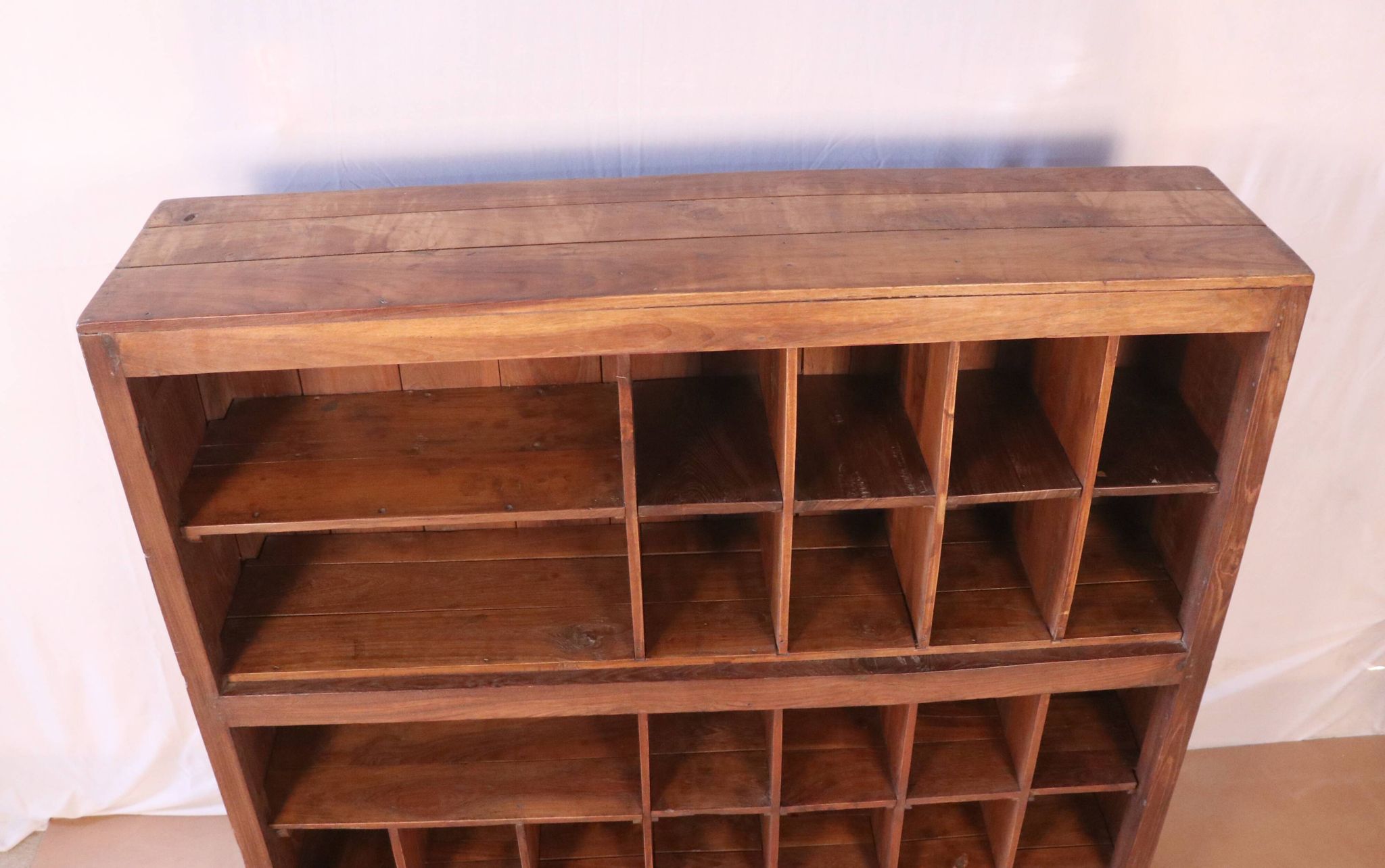 Old craft furniture - hotel with 29 burmese teak lockers