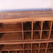 Old craft furniture - hotel with 29 burmese teak lockers