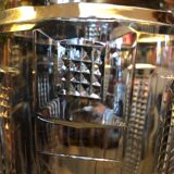 30s diamond tip crystal vase