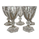 Ensemble de cinq verres à eau Baccarat Harcourt, 15,1 cm