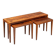 Severin Hansen large set of 3 nesting tables in rosewood Haslev Denmark 1960