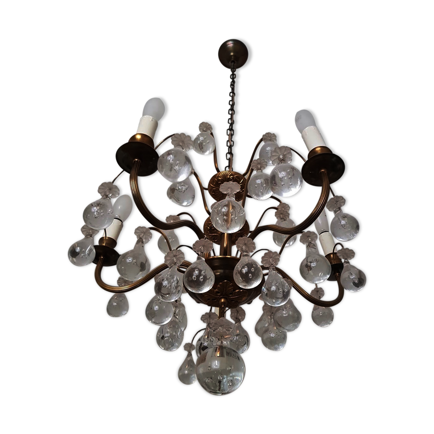 Swedish Orrefors Chandelier 1940's