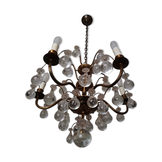 Swedish Orrefors Chandelier 1940's