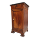 Antique small cabinet French hall cupboard walnut