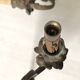 Pair of bronze wall sconces in Louis XV style