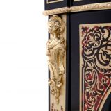 Antique corner chest of drawers in the Boulle style, France, mid-19th century. After renovation.