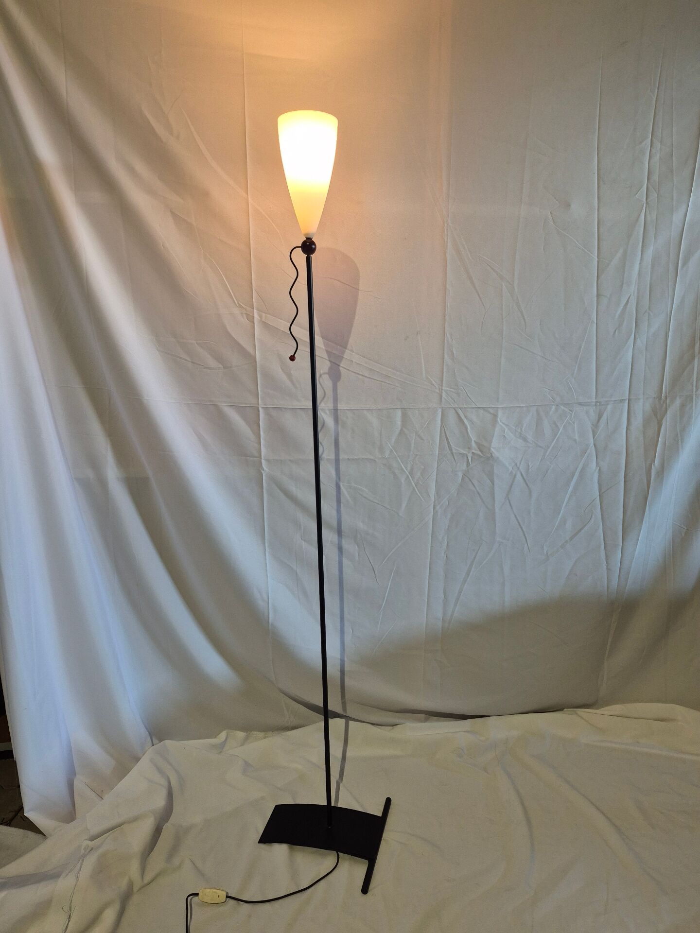 Postmodern 180 cm floorlamp 1990s dutch design herda