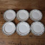 Set of 6 St Amand Céranor dessert plates Parame model