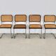Set of 4 dinning chairs B32 by Marcel Breuer