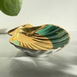 Shell-shaped ashtray and pocket tray Limoges France