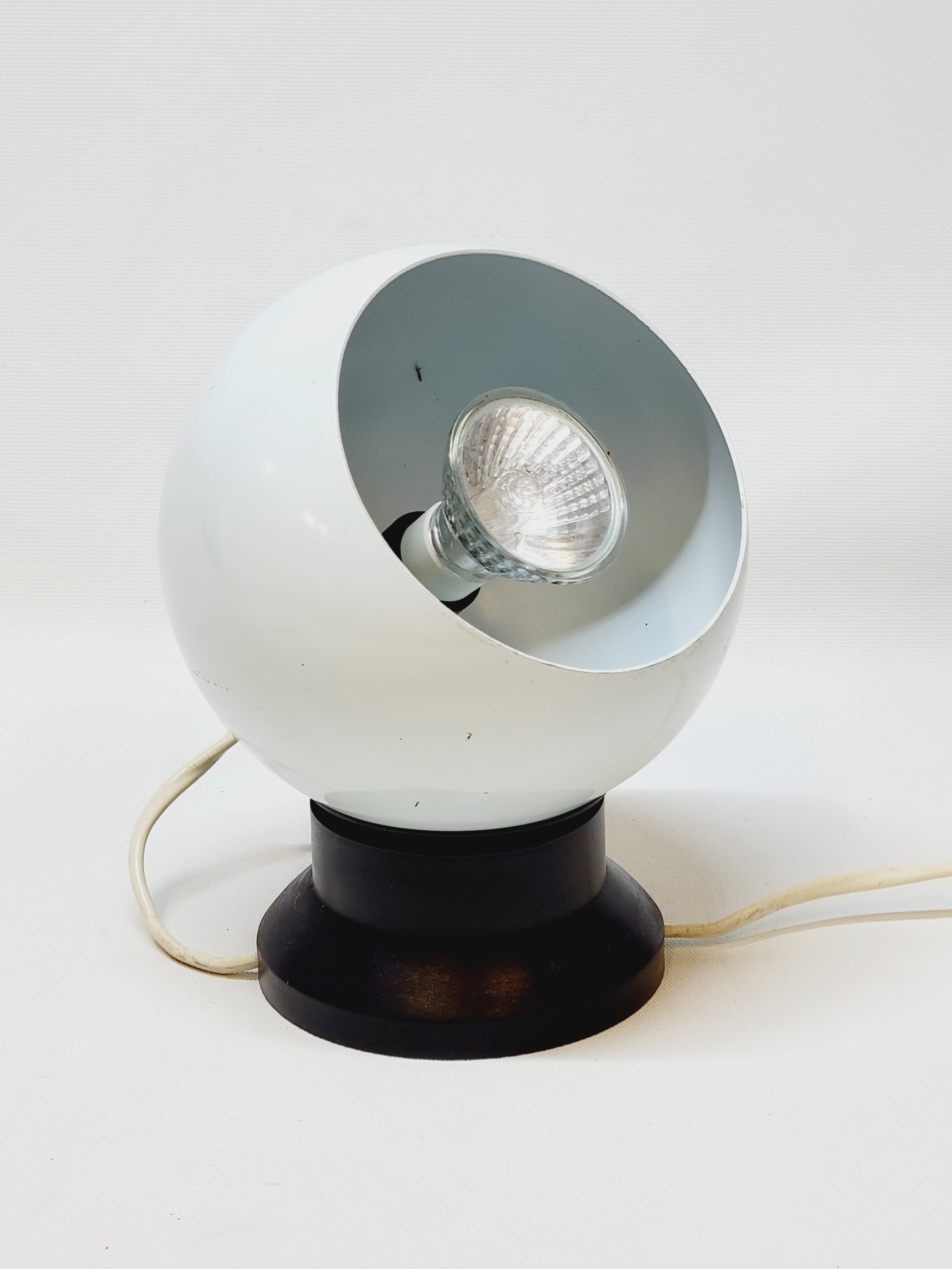 Magnetic Ball Lamp Horn Belysning White Eyeball Vintage Scandinavian Dane