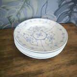 Assiette plate style Copenhague