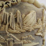 Far eastern vase in ivorian
