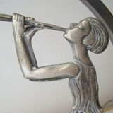 Lampe art déco, danseuse a la flute