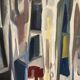 Huile sur toile suédoise – “Allée abstraite” par Kurt Persson