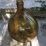 Amber color demijohn 10l