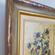 Toile nature morte de F Villeneuve