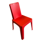 Chaise enfant design rouge
