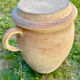 Set of jars, salt cellar, terracotta and stoneware pot