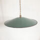 Suspension industrielle en métal gris vert