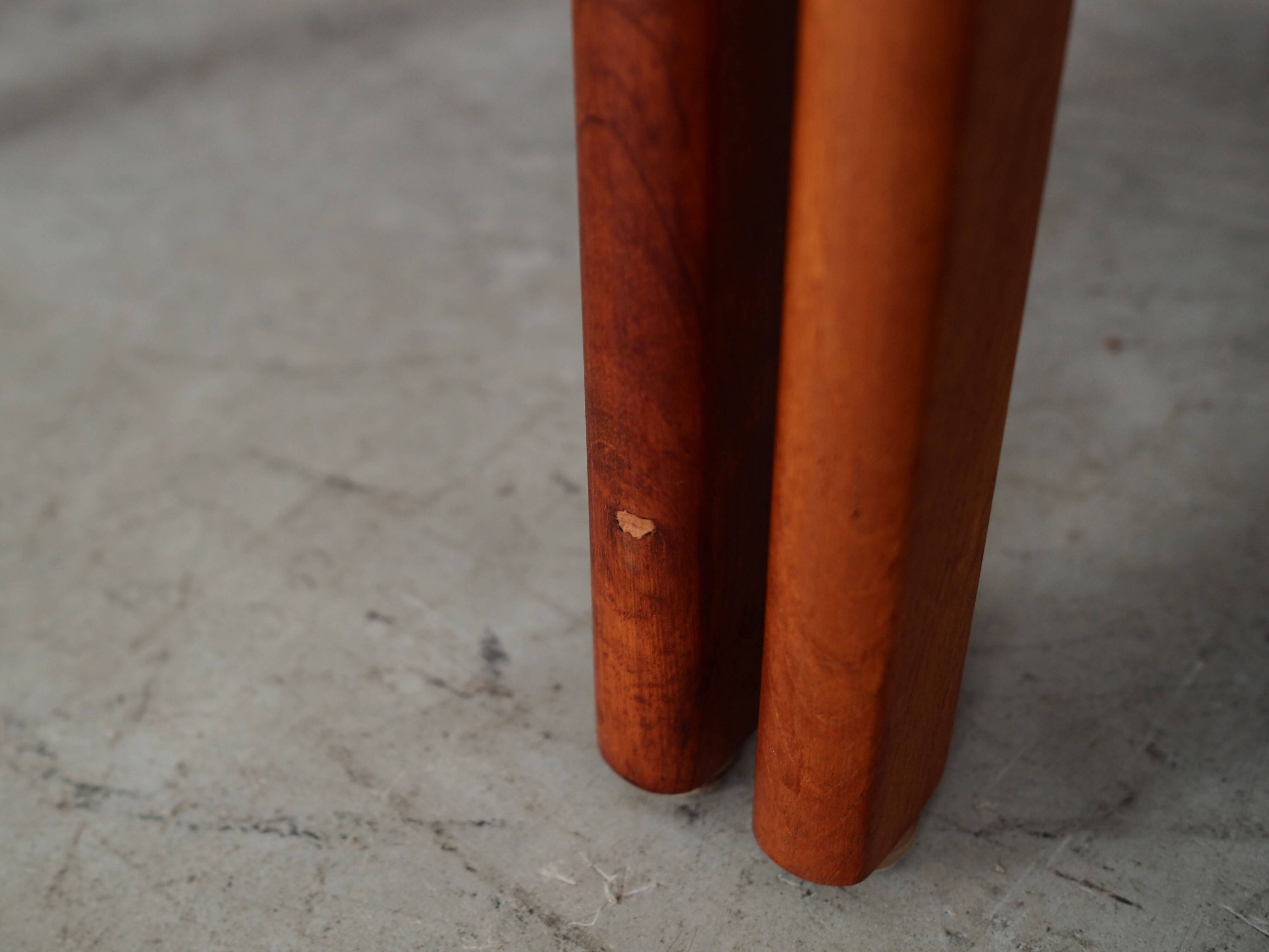Set of four teak chairs, Danish design, 1970s, production: Denmark