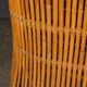 Striking 20thc italian standing bamboo dry bar & stools c.1960