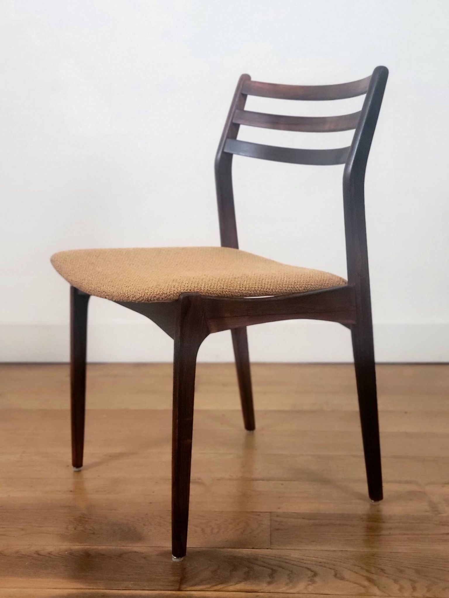 Set of 4 vintage Danish chairs by Vestervig Eriksen in rosewood