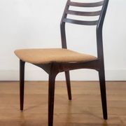 Set of 4 vintage Danish chairs by Vestervig Eriksen in rosewood